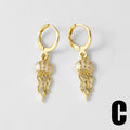 Joselyn Ocean Charm Drop Earrings - Style C [EFQ44LG5]