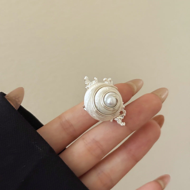 Arlee Bohemian Shell Stacking Ring - A [CH1UQH40]
