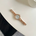 Mother-Of-Pearl Bracelet Watch - Rose Gold / Green Dial [PKOSMBT1]