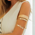 Everlee Metal Tassel Arm Chain - K2 Gold [KD6DFD13]
