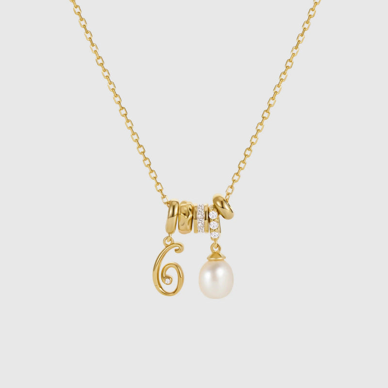Geometric Pendant Layered Necklace - Style 6 [L8MD86ES]