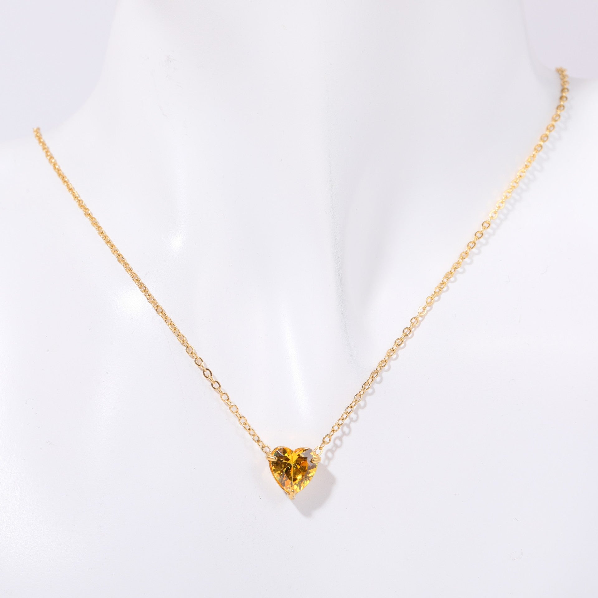 Maryella Birthstone Love Necklace - November [OD4UAUMC]
