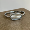 Minimalist Oval Bracelet Watch - Silver with Grey Dial [LZ238YAZ]