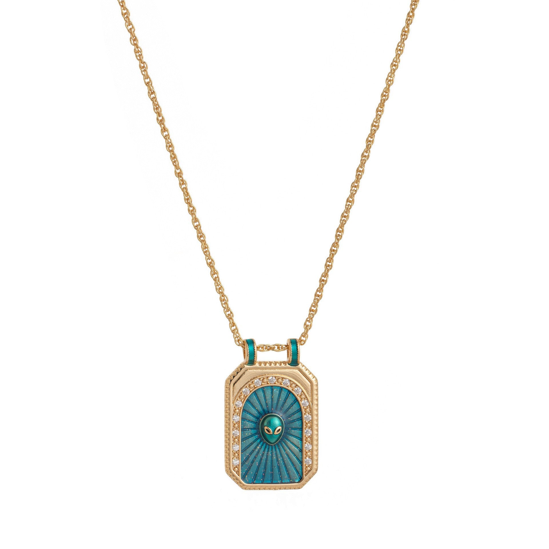 Liani Celestial Charm Necklace - Alien [SPG8QLB4]