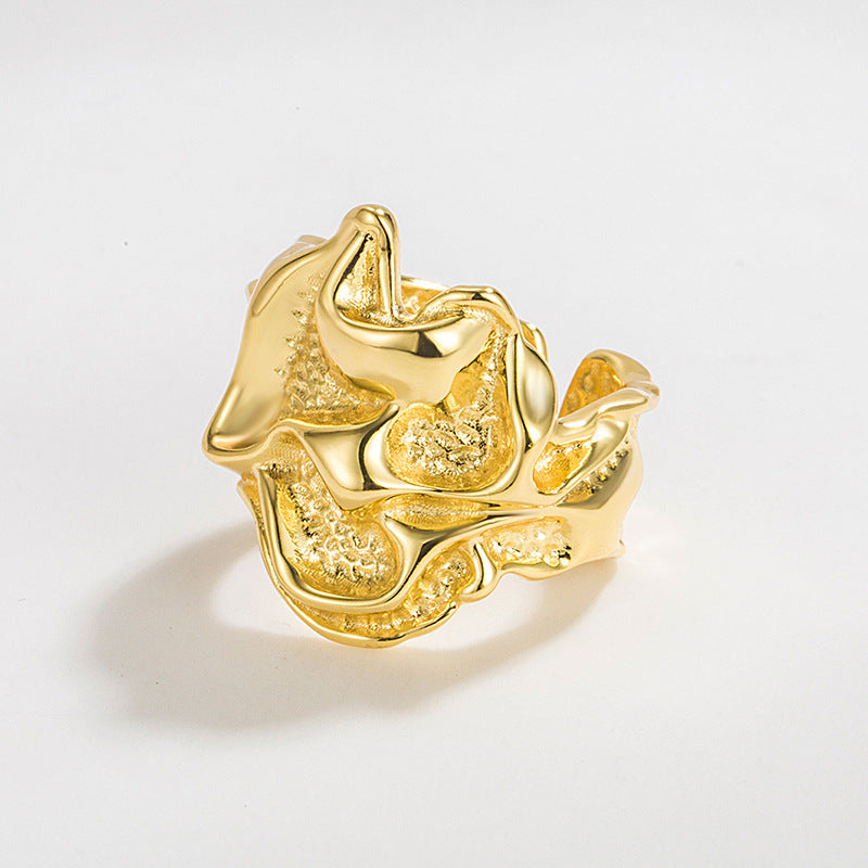 Embree Sculpted Open Ring - Gold [F3HWOQTK]