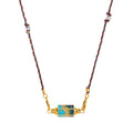 Tarot Love Pendant Necklace - Sea Blue Necklace [R0X4KHZ9]
