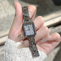 Mother-of-Pearl Square Bracelet Watch - Mother-of-Pearl Blue (with Bracelet & Gift Box) [8L89167F]