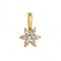 Gisselle Dainty Birthstone Necklace - Small Flower October Pendant [3IXK4PA5]