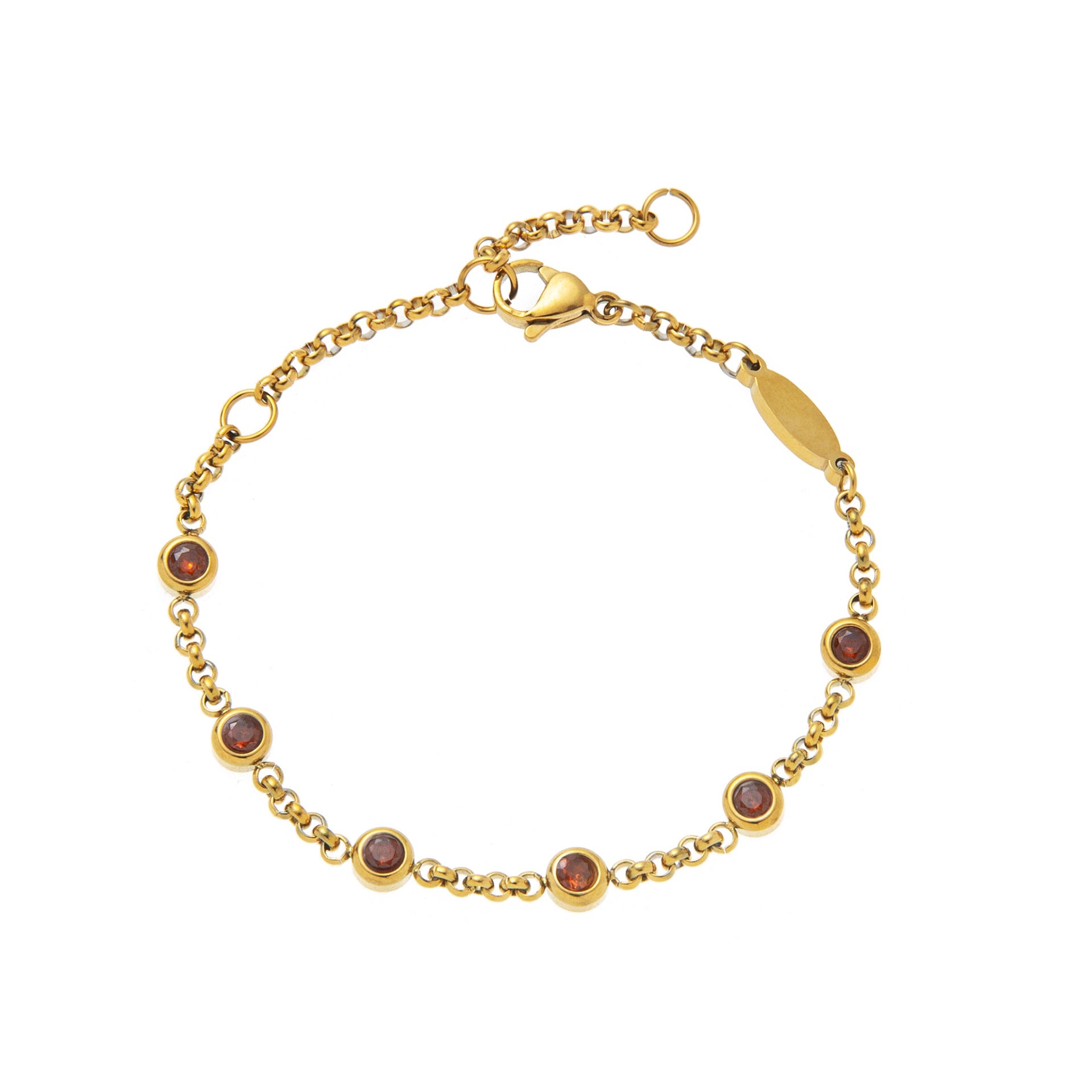 Hasset Delicate Birthstone Bracelet - October Birthstone [NOWEPLY5]