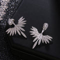 Eevie Crystal Wing Convertible Earrings - Silver [REAQ9TL6]