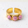 Thais Gold Statement Open Ring - Gold (Style 10) [KGHGIUNS]