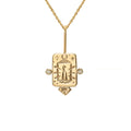 Breelyn Tarot Card Pendant Necklace - Hermit [6ZPD1QI7]
