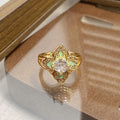 Janell Colorful Enamel Open Ring - Style 19 [QA4I1SL5]