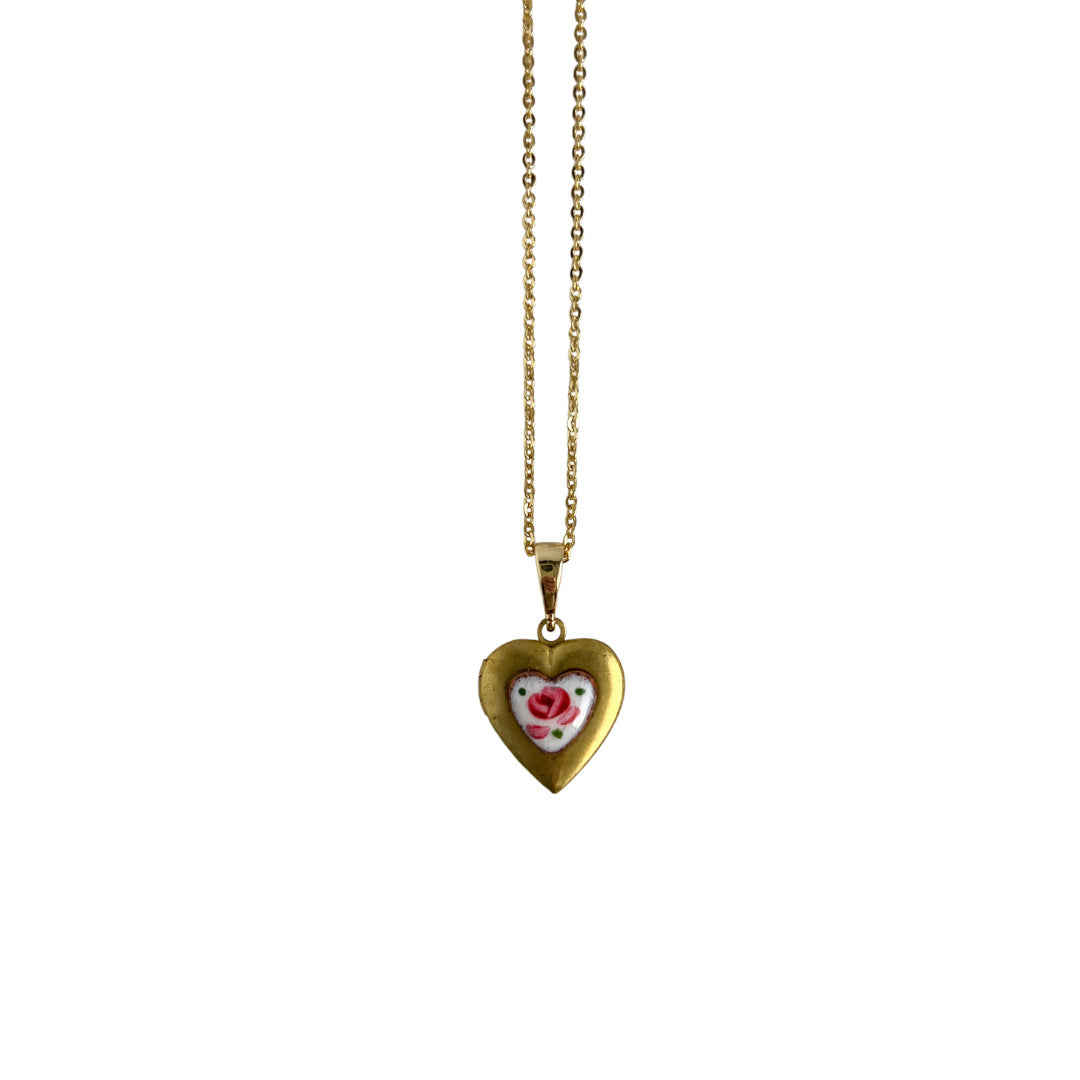 Ayelen Painted Pendant Necklace - Flower Heart Starfish Necklace [06Q5XF18]