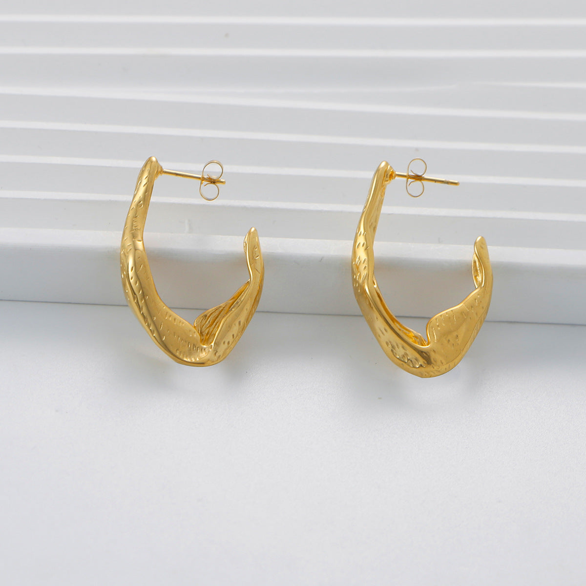 Andrea Geometric Drop Earrings - Gold (Style 7) [RJY014I3]