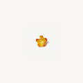 Openable Heart Locket Pendant Necklace - Yellow Flower CZ Charm [3Z66ZDCO]