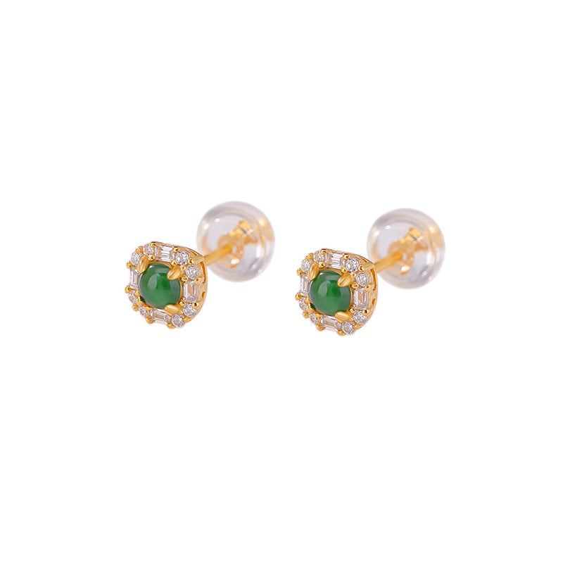 Nina Jade Sparkle Stud Earrings