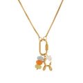 Birthstone Pendant Necklace - Gold A [8LJ4HMDV]