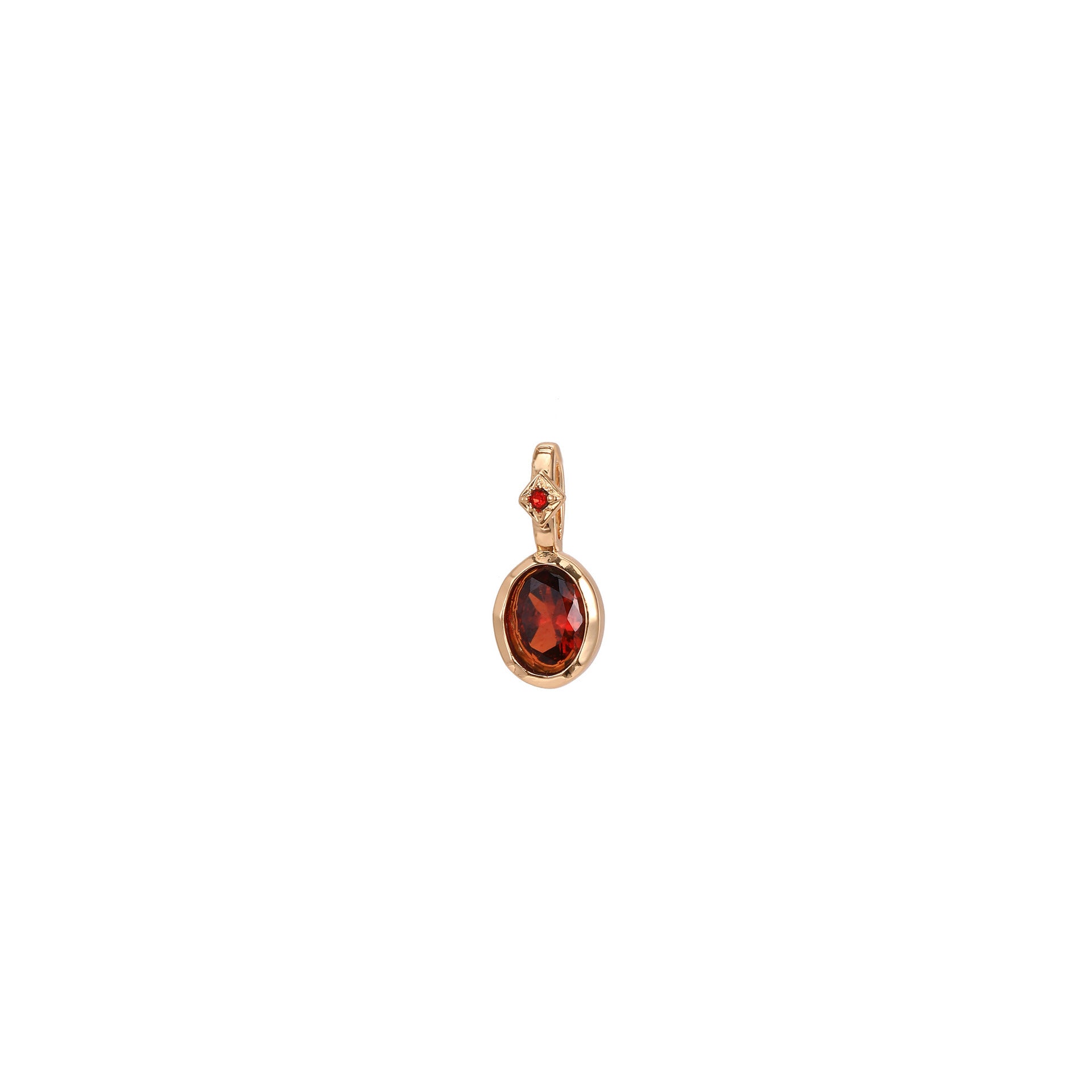 Birthstone Pendant Necklace - January Pendant Only [S9SXPS8O]