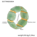 Alianny Irregular Resin Bracelet - Green Bracelet [P2KC3VIX]