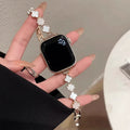 Mother-of-Pearl Clover Watch Strap - Rose Gold (Band Only) [VGBDNXKH]