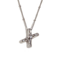 Aiyanah Glossy Bubble Letter Necklace - Silver X [QK84M7QY]