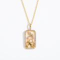 Tariah Zircon Constellation Necklace - Capricorn (Smooth Back) [1IJ4BEX2]