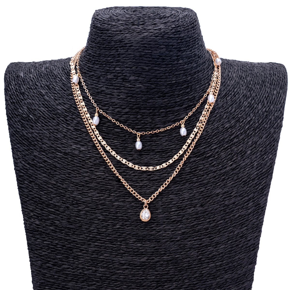 Florence Layered Pearl Necklace - Style 1 [W0YT4OLD]