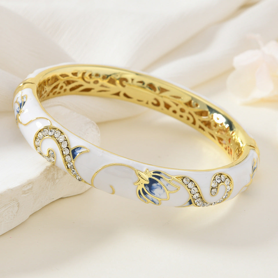 Eisley Cloisonne Enamel Bangle - Style 8 [0JEFTW0N]