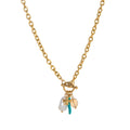 Dainty Pearl Starfish Pendant Necklace - Blue Chili Necklace [C63U27R9]