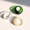 Ainslee Stackable Resin Ring Set - Three-Piece Set 2 [VIYFED0N]