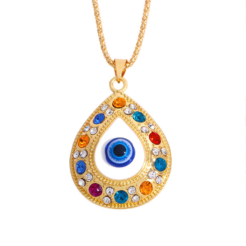 Baylee Hamsa Evil Eye Necklace [L9A2L9Z8]