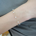 Azlynn Dainty Pearl Bracelet - Gold [2S9K8N7L]