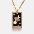 Tarot Card Pendant Necklace - The World [HJXM3RYG]