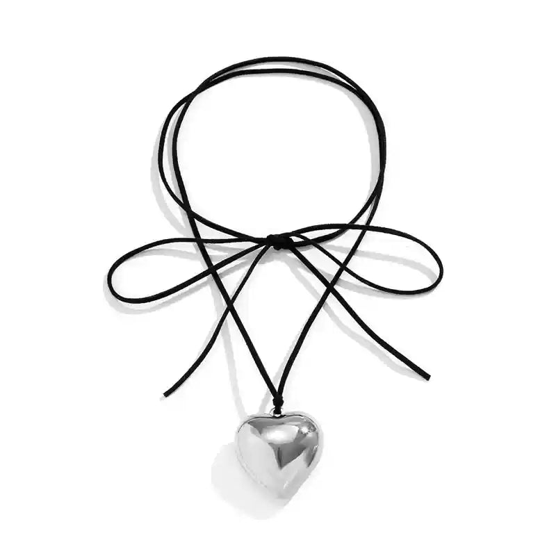 Milani Heart Pendant Knot Necklace - Large