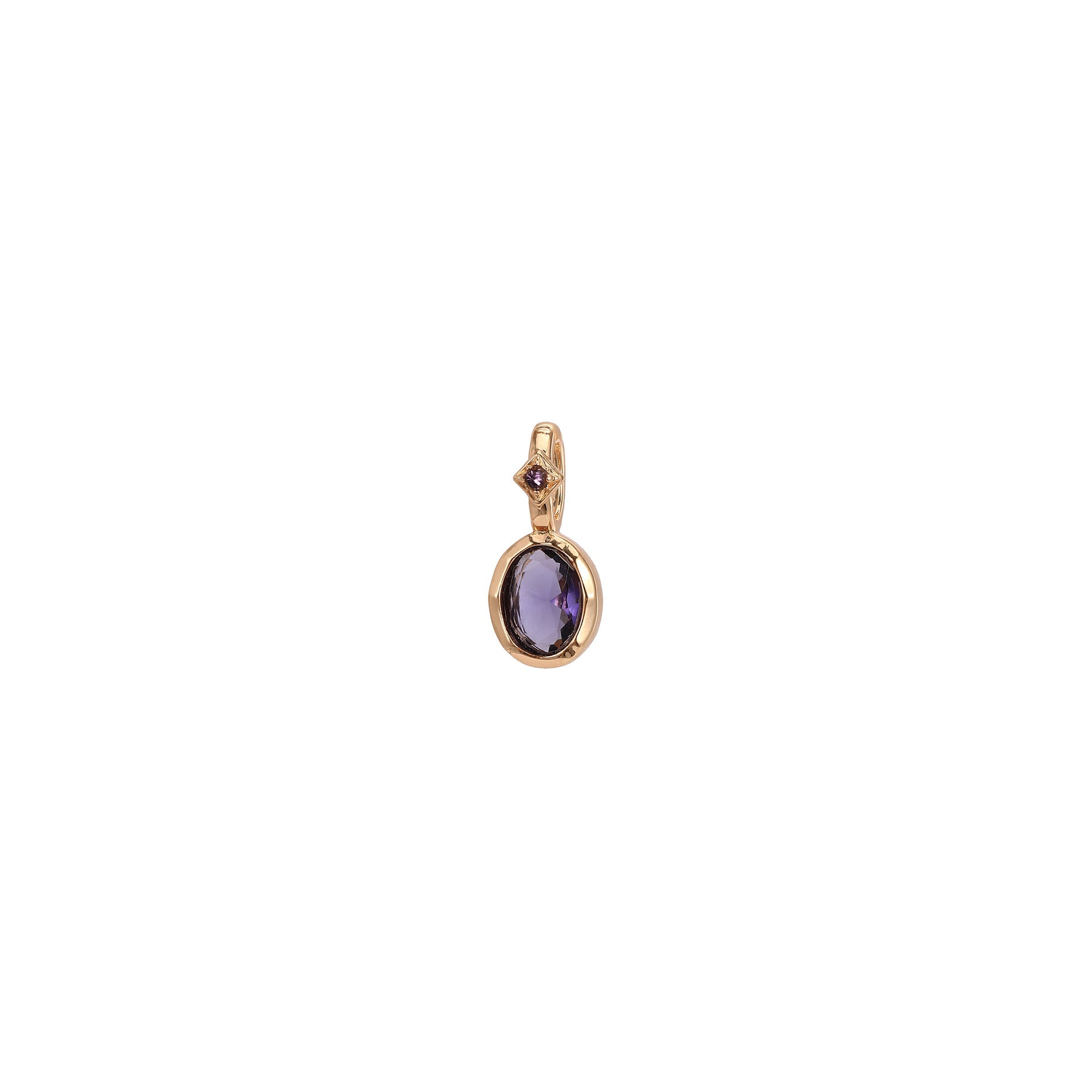 Birthstone Pendant Necklace - February Pendant Only [NHNZ4IU4]