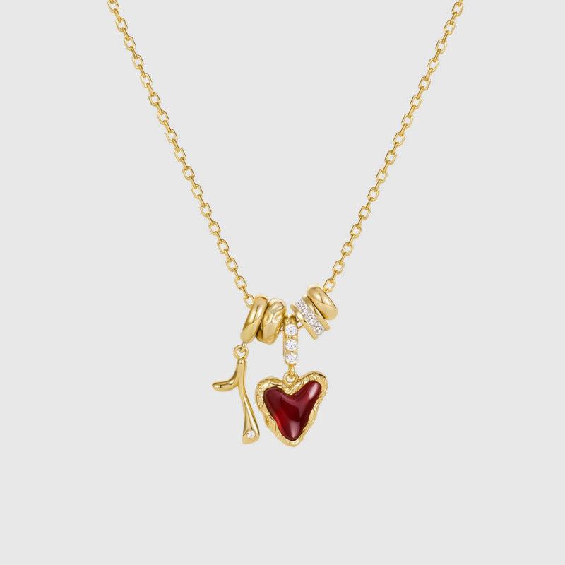 Geometric Pendant Layered Necklace - Style 1 [3JC3DMNY]