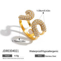 Paperclip Link Gold Ring - Style 4 [X56X8XHE]