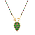 Tarot Card Pendant Necklace - Green Necklace [E6XV7Y7H]