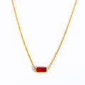 Bree Dainty Birthstone Necklace - January [P3FEOBQ6]