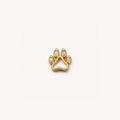 Dainty Birthstone Heart Locket Ring - Dog Paw Charm [NQYI97HG]