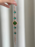 Clover Dial Bracelet Watch - Green [A5QB2F1C]