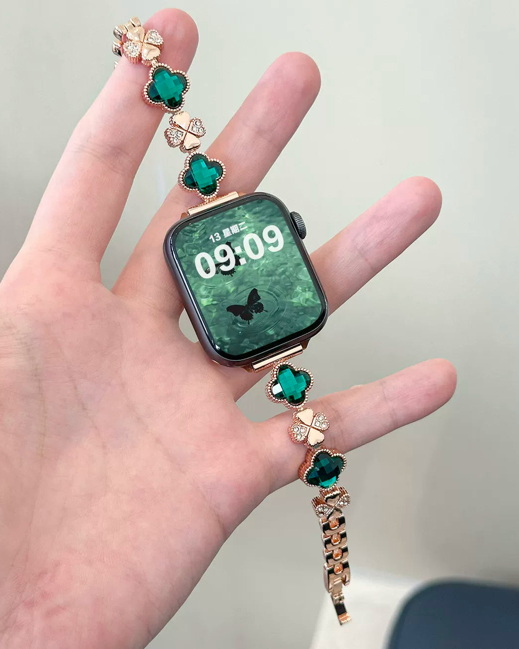 Clover Stone Apple Watch Strap - Rose Gold (Strap Only) [9Z8N0WN1]