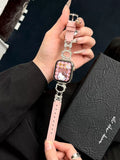 Hello Kitty Embellished Watch Strap - Pink Embellished Kitty [YFJ7RL10]