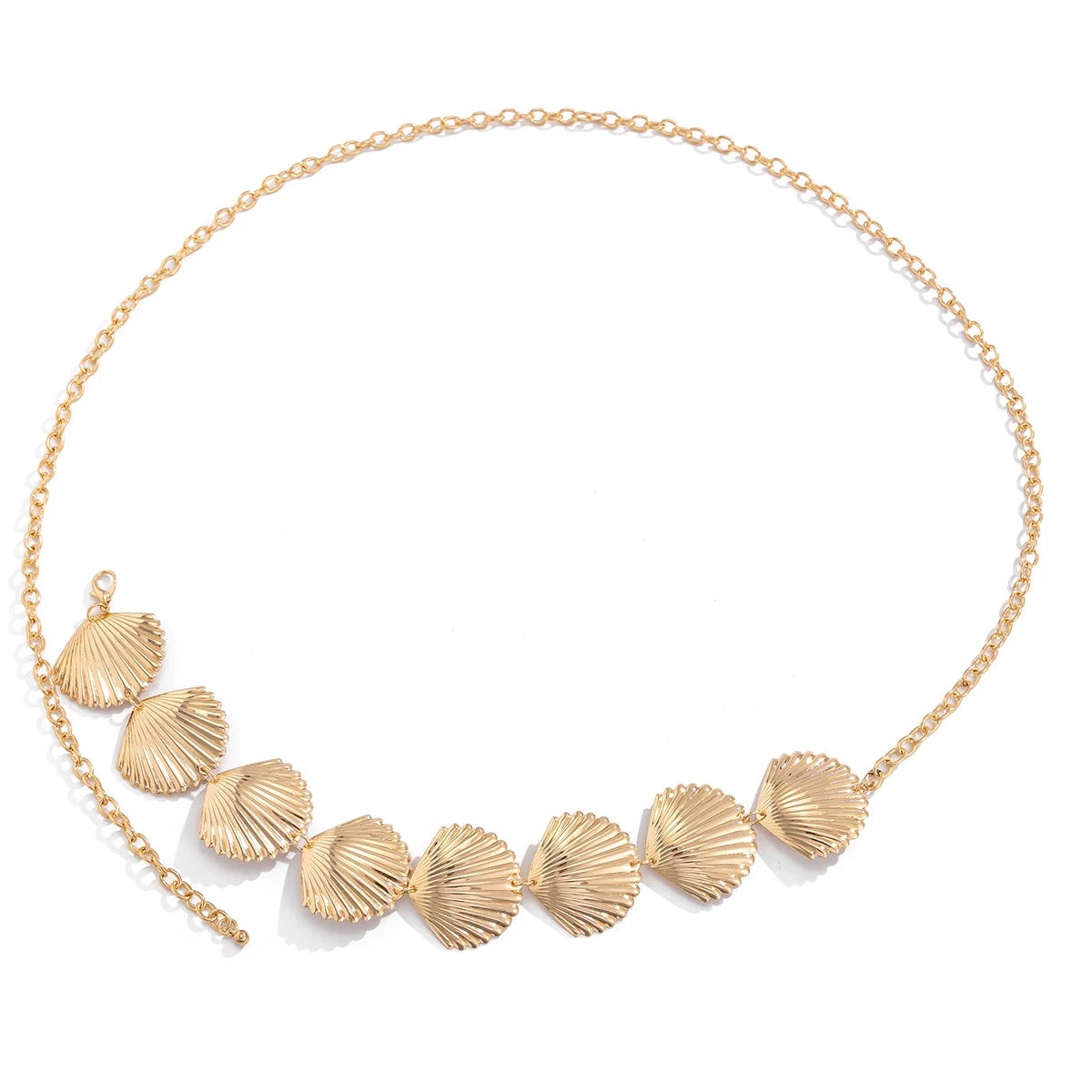 Missy Jewelry - Zeynep Shell Charm Waist Chain - Gold Color