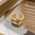 Janell Colorful Enamel Open Ring - Style 22 [IEDHRN3S]