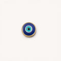 Floating Charm Locket Necklace - Blue Evil Eye Charm [SHA21TEL]