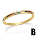 Bralynn Geometric Zircon Bangle - Style B [OBE0ODMH]