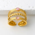 Thais Gold Statement Open Ring - Gold (Style 17) [XF5JAGI4]