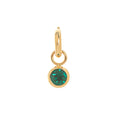 Zodiac Birthstone Pendant Necklace - May Zircon Pendant [NZUS8NSA]